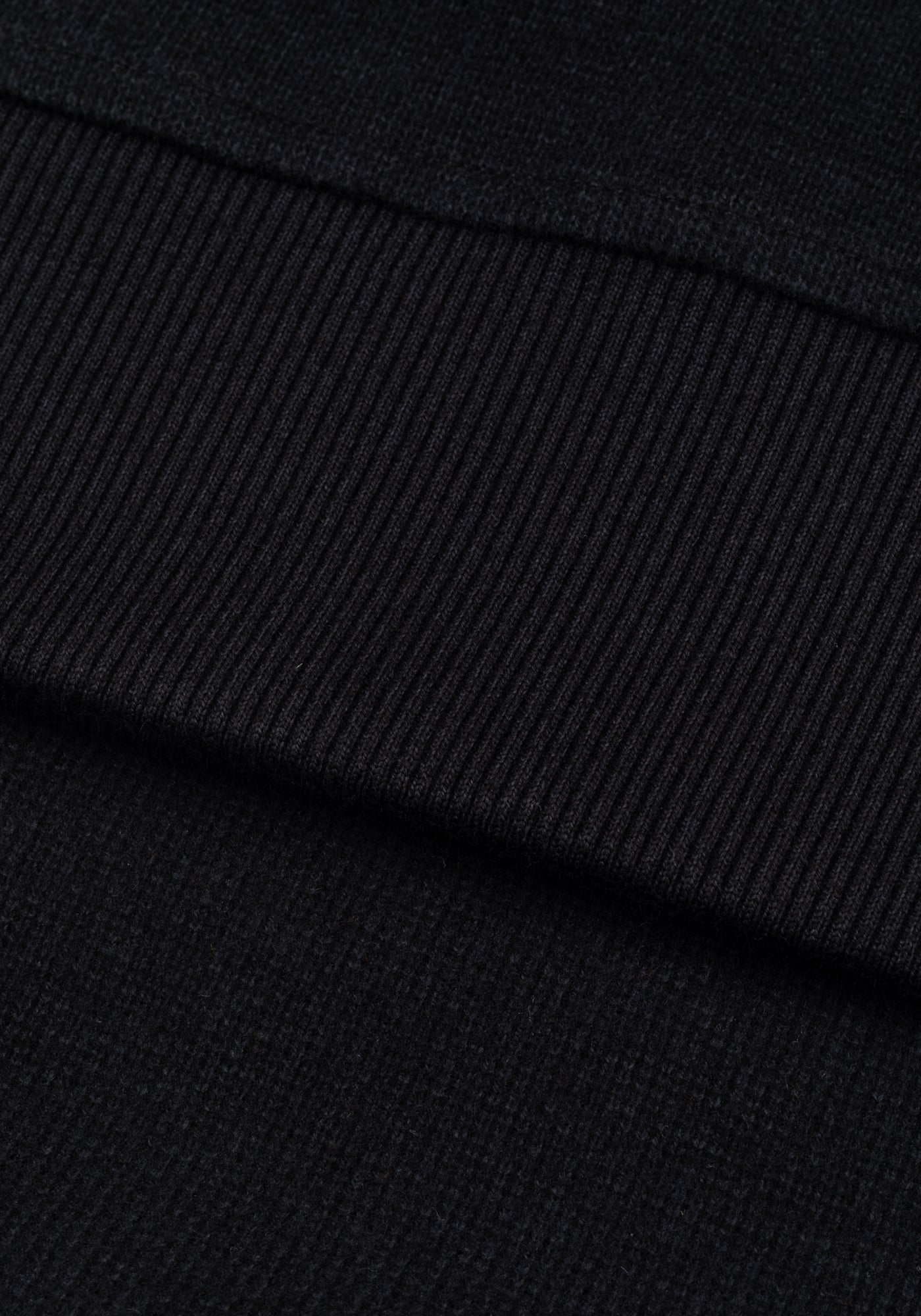 Lunar Black Cotton Sweatshirt
