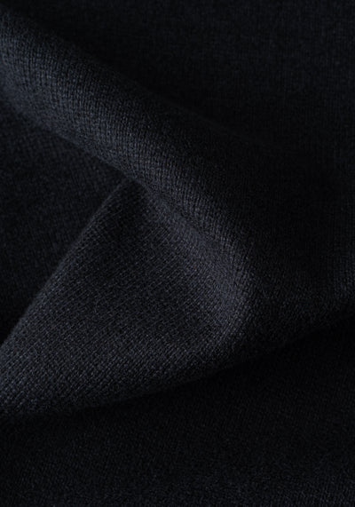 Lunar Black Cotton Sweatshirt