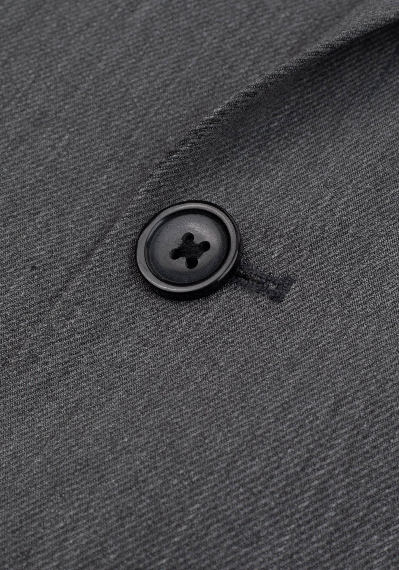 Contemporary Fit Solid Grey Double-Breasted Blazer