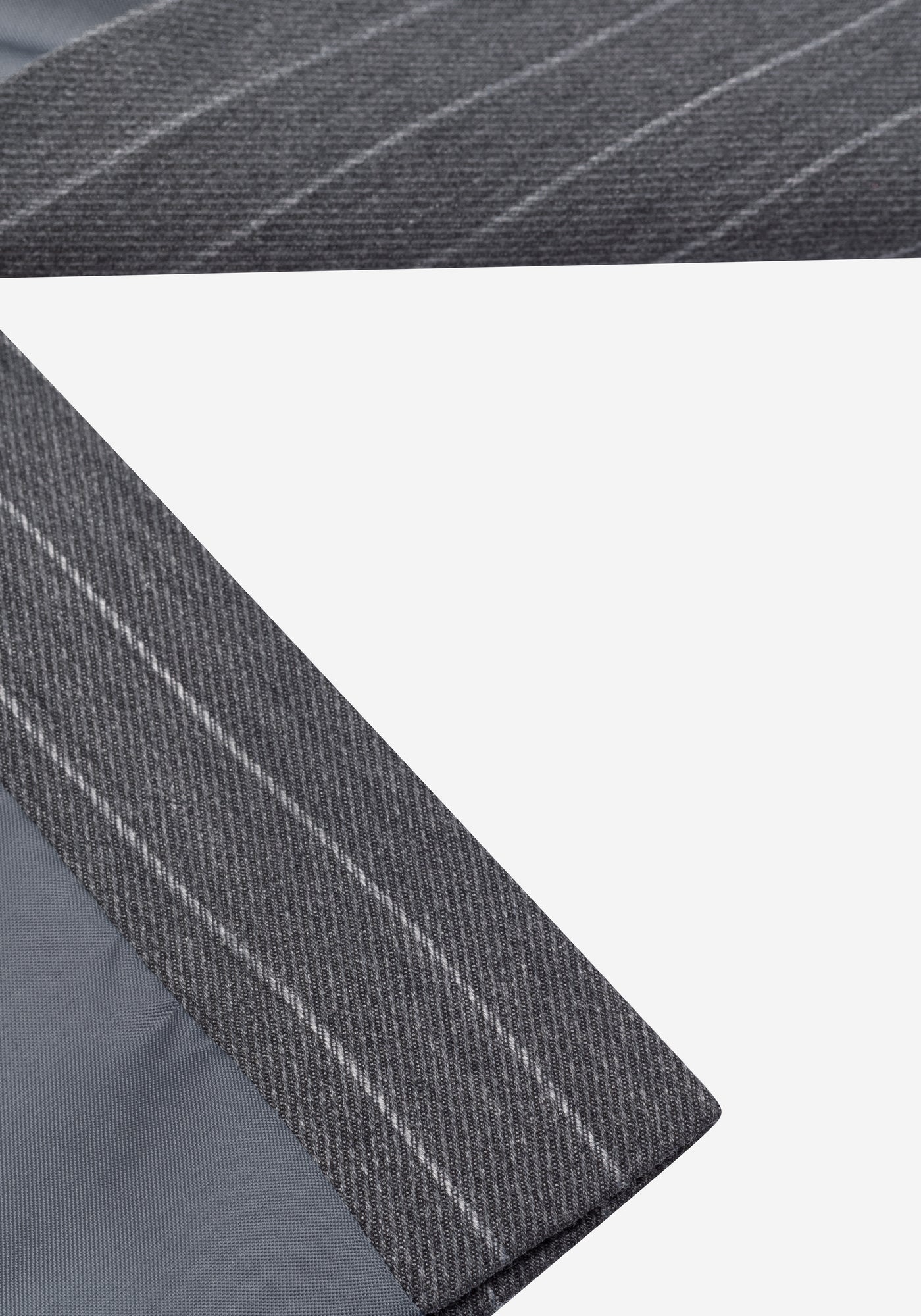 Smoke Grey Double-Breasted Poly Suit