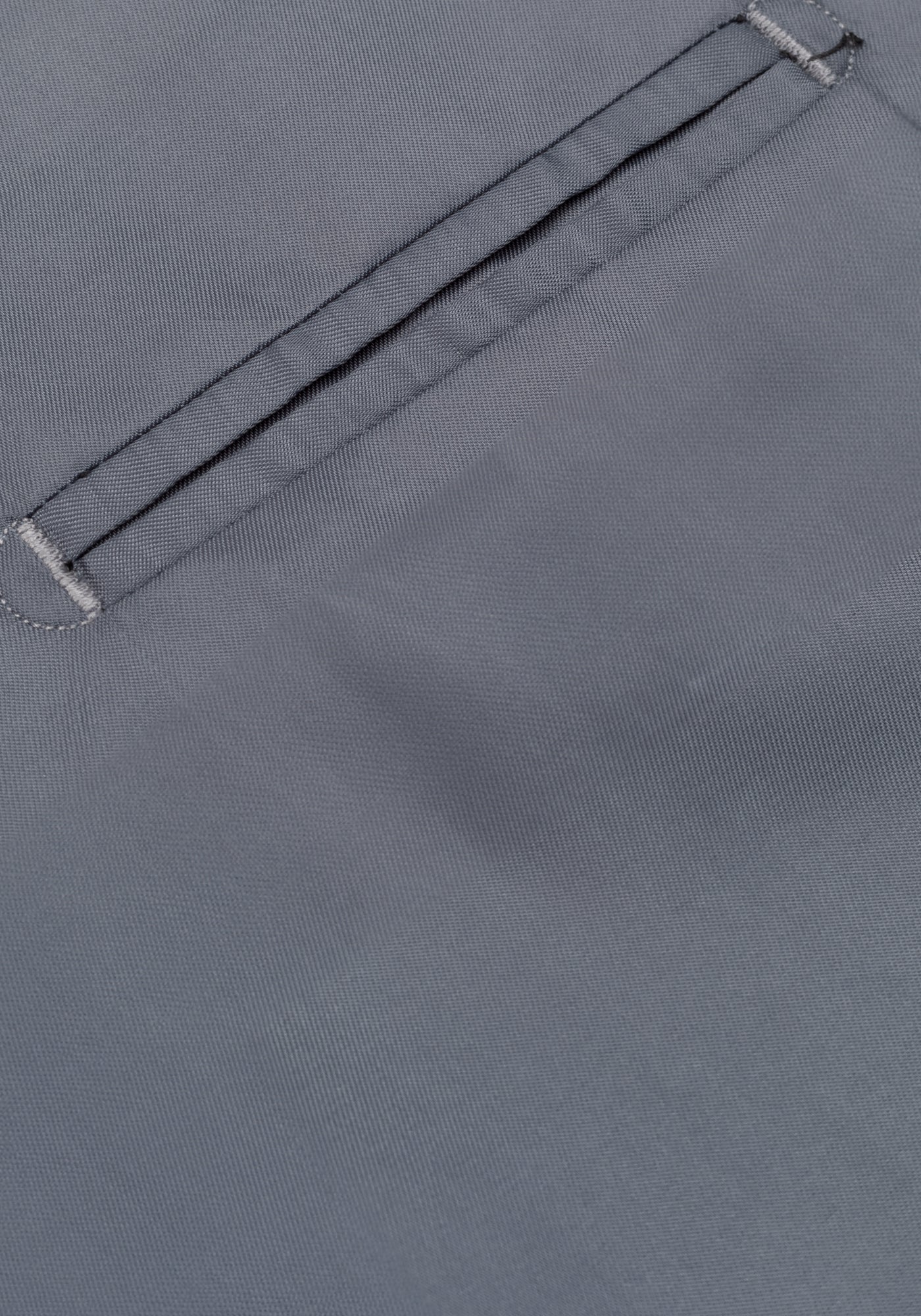 Smoke Grey Double-Breasted Poly Suit