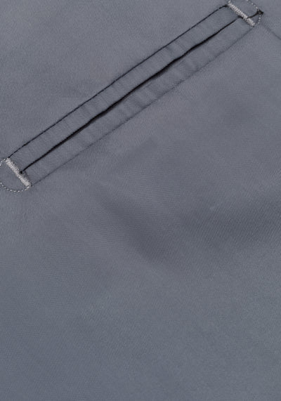 Smoke Grey Double-Breasted Poly Suit