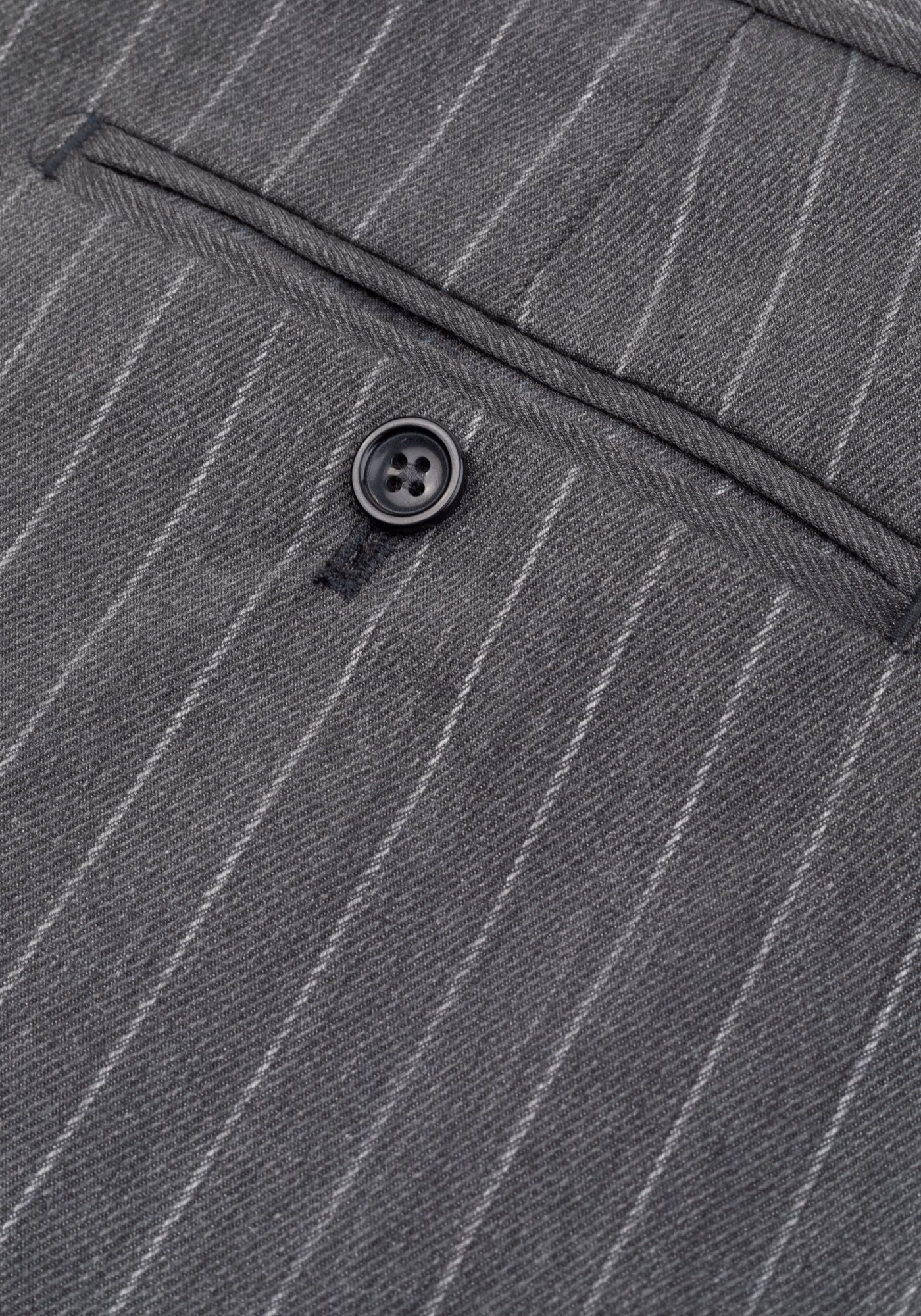 Smoke Grey Double-Breasted Poly Suit