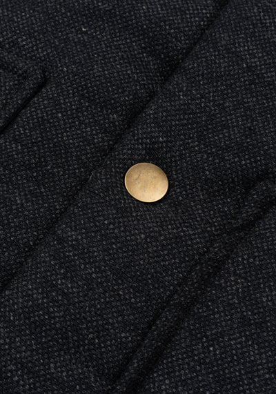 Fog Black Down Vest