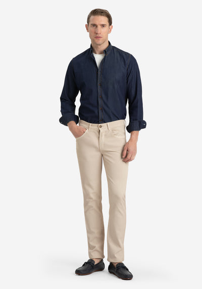 Nightfall Blue Washed Denim Shirt