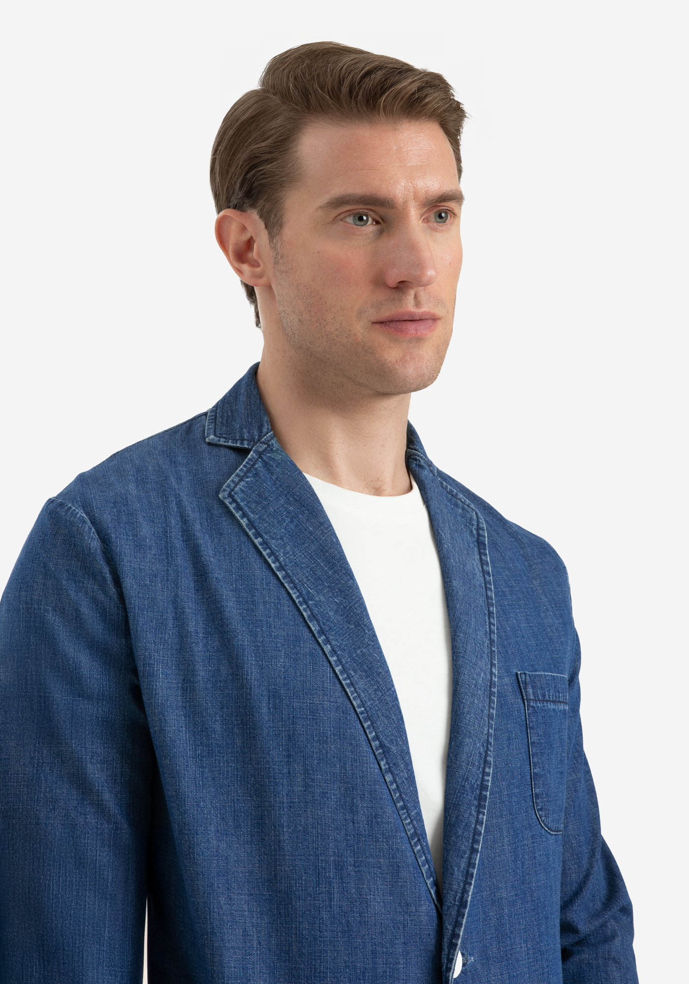 Imperial Blue Denim Blazer