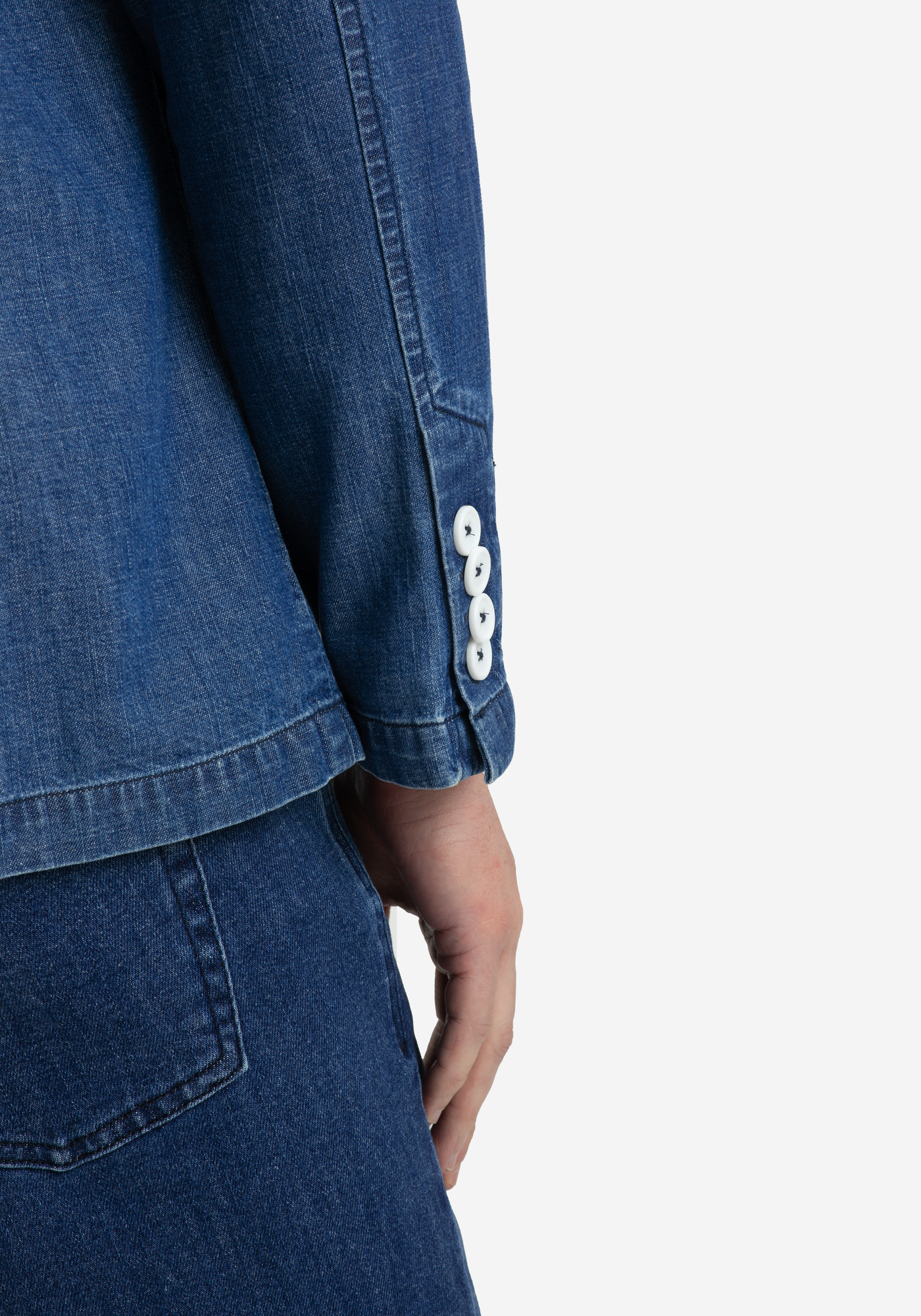 Imperial Blue Denim Blazer