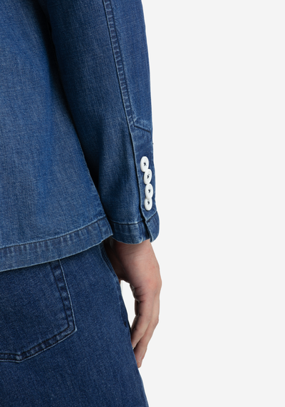 Imperial Blue Denim Blazer