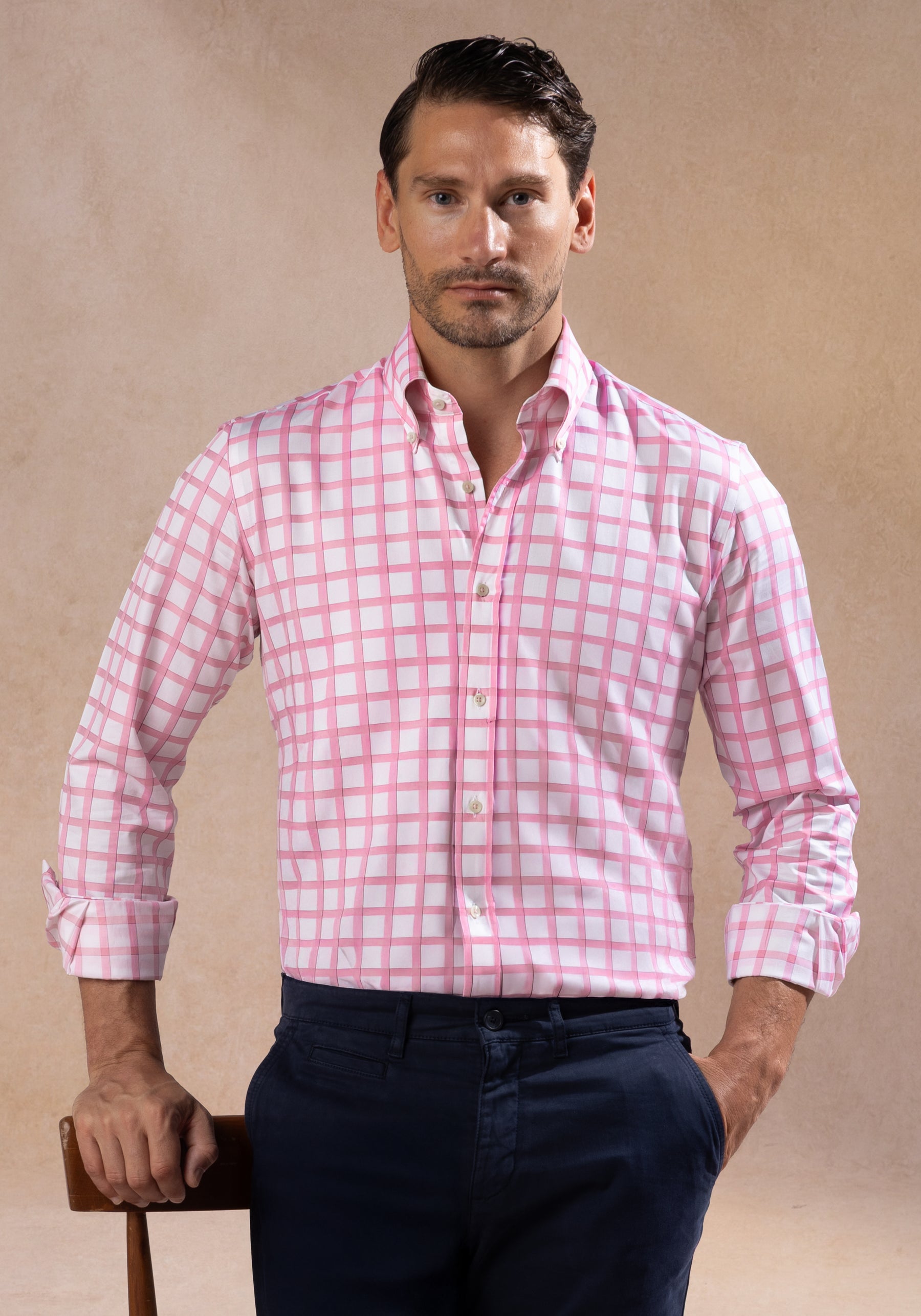 Bloom Rose Checked Signature Twill Shirt