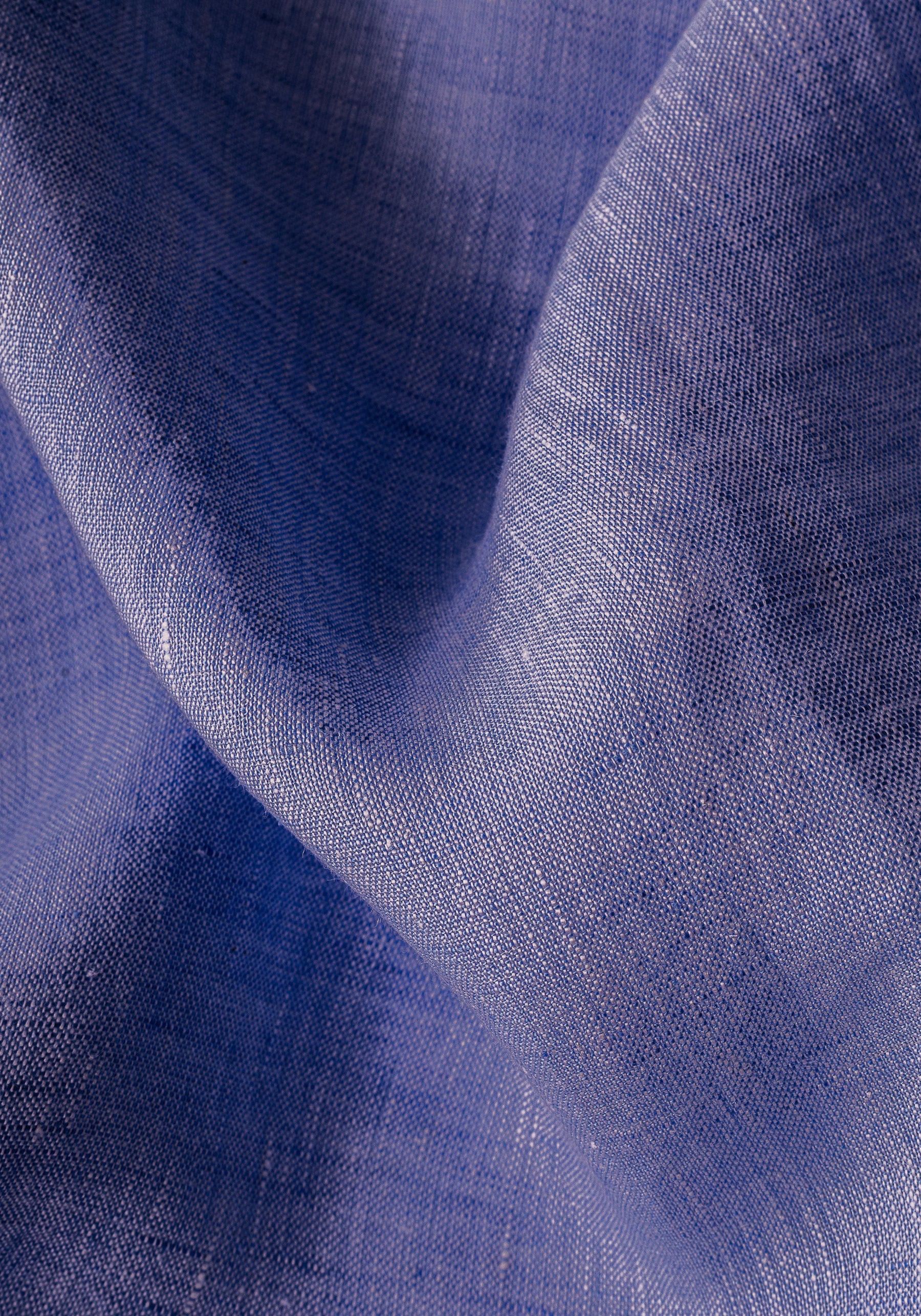 Steel Blue Belgian Linen Shirt