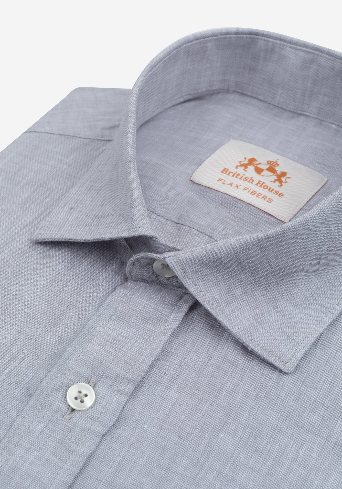 Slate Grey Belgian Linen Shirt
