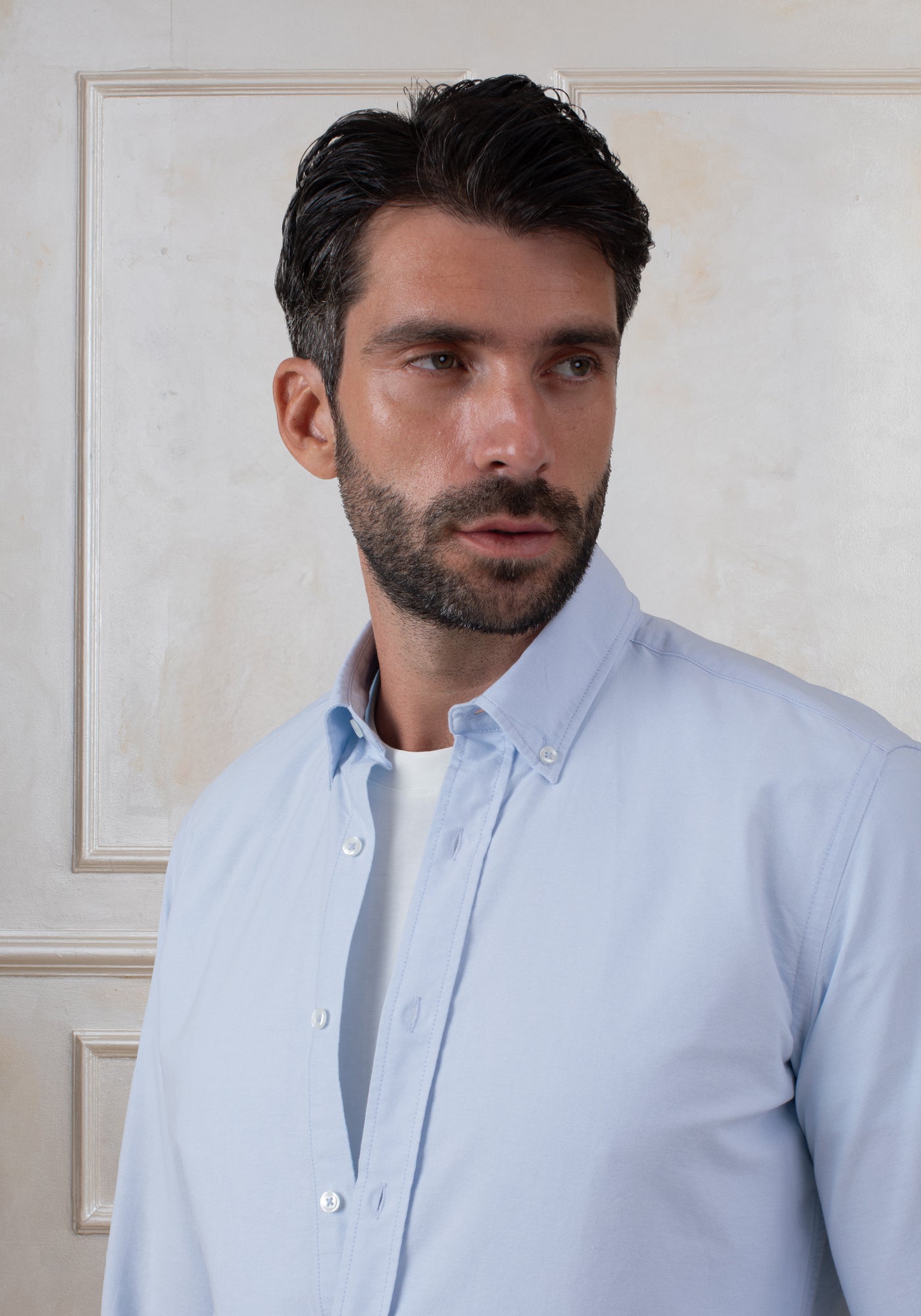 Sky Blue Heavy Oxford Shirt