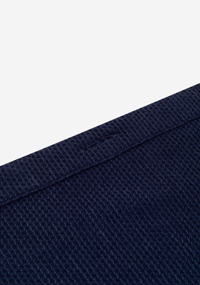Midnight Navy Basket Weave Overshirt