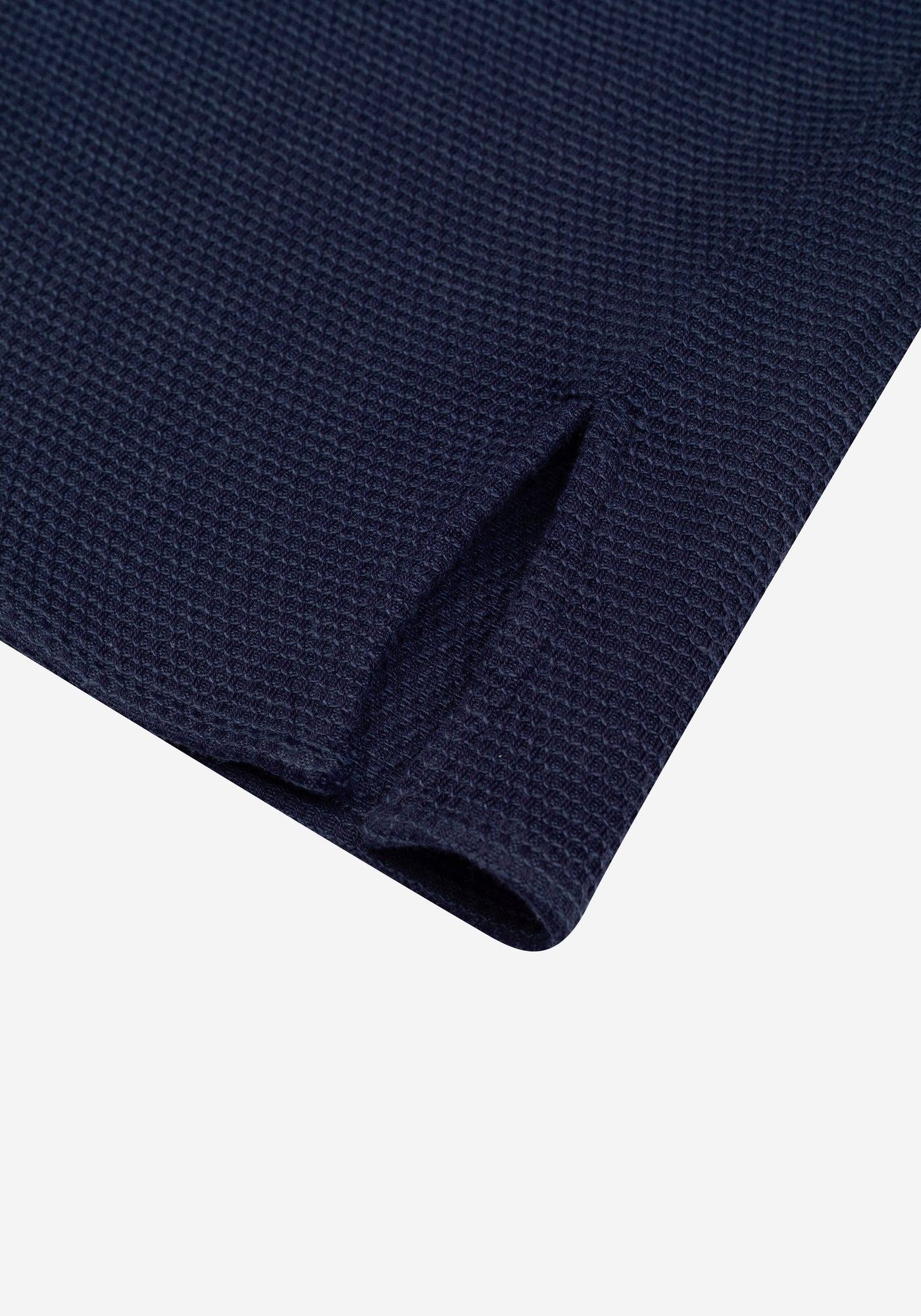Midnight Navy Basket Weave Overshirt