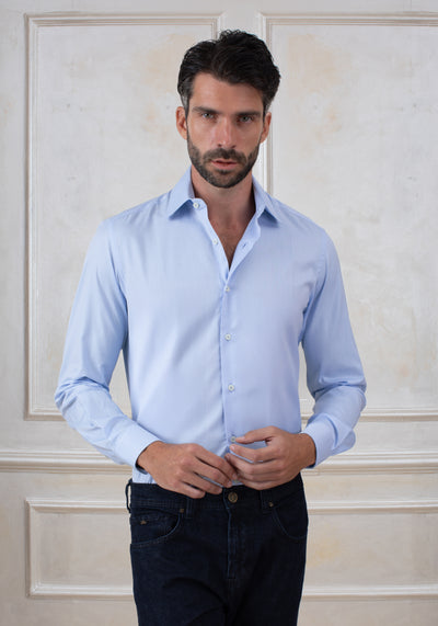 Celeste Blue Oxford Shirt