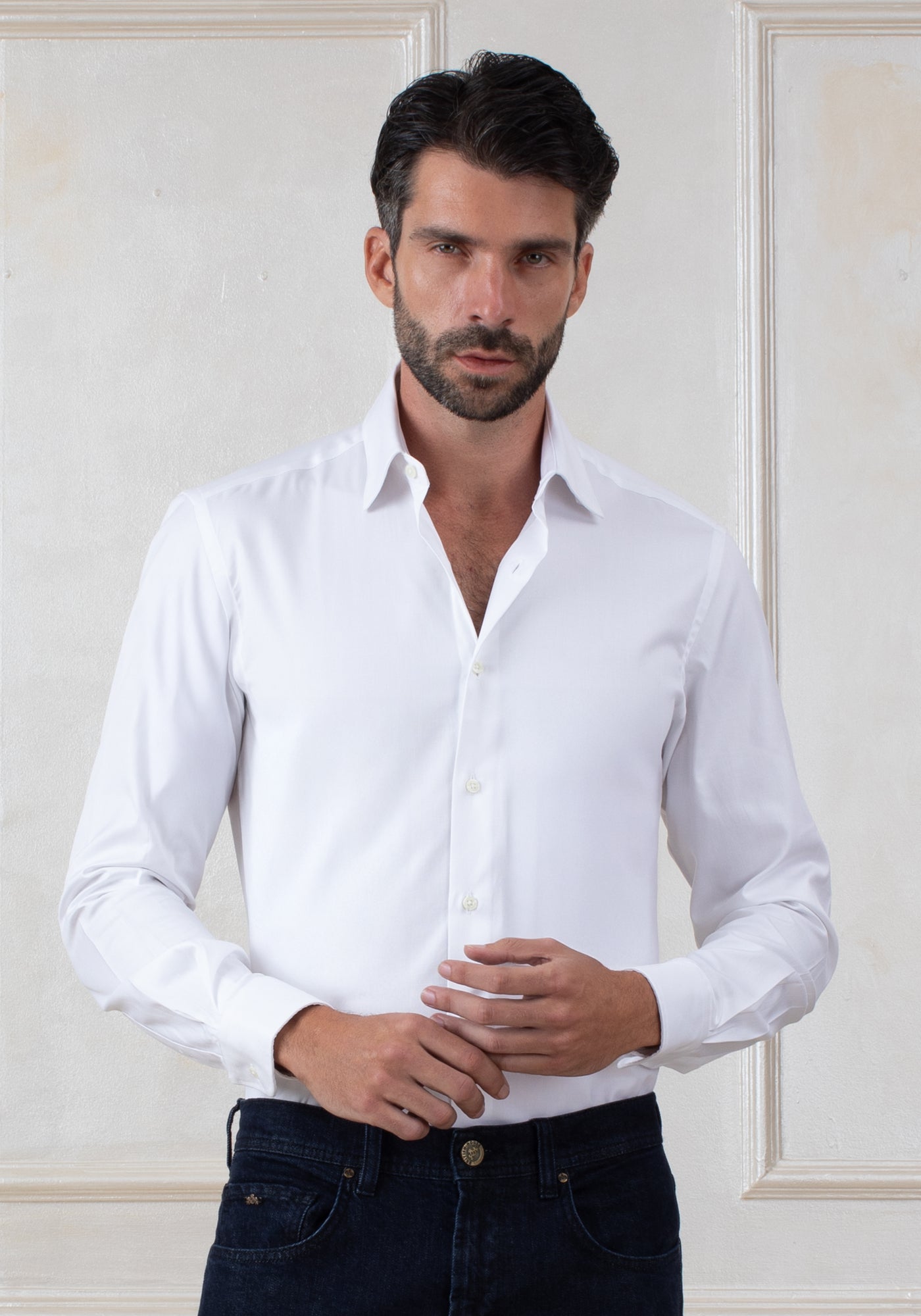 Moonlight White Oxford Shirt