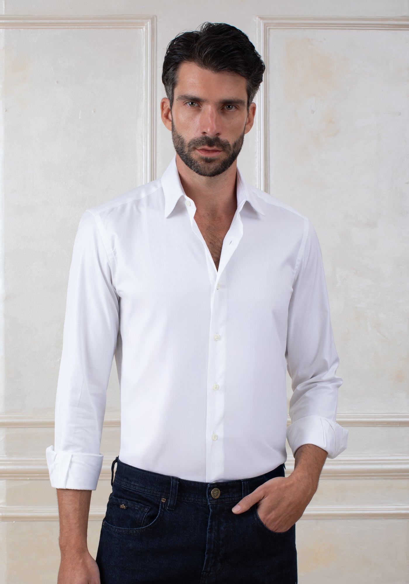 Moonlight White Oxford Shirt