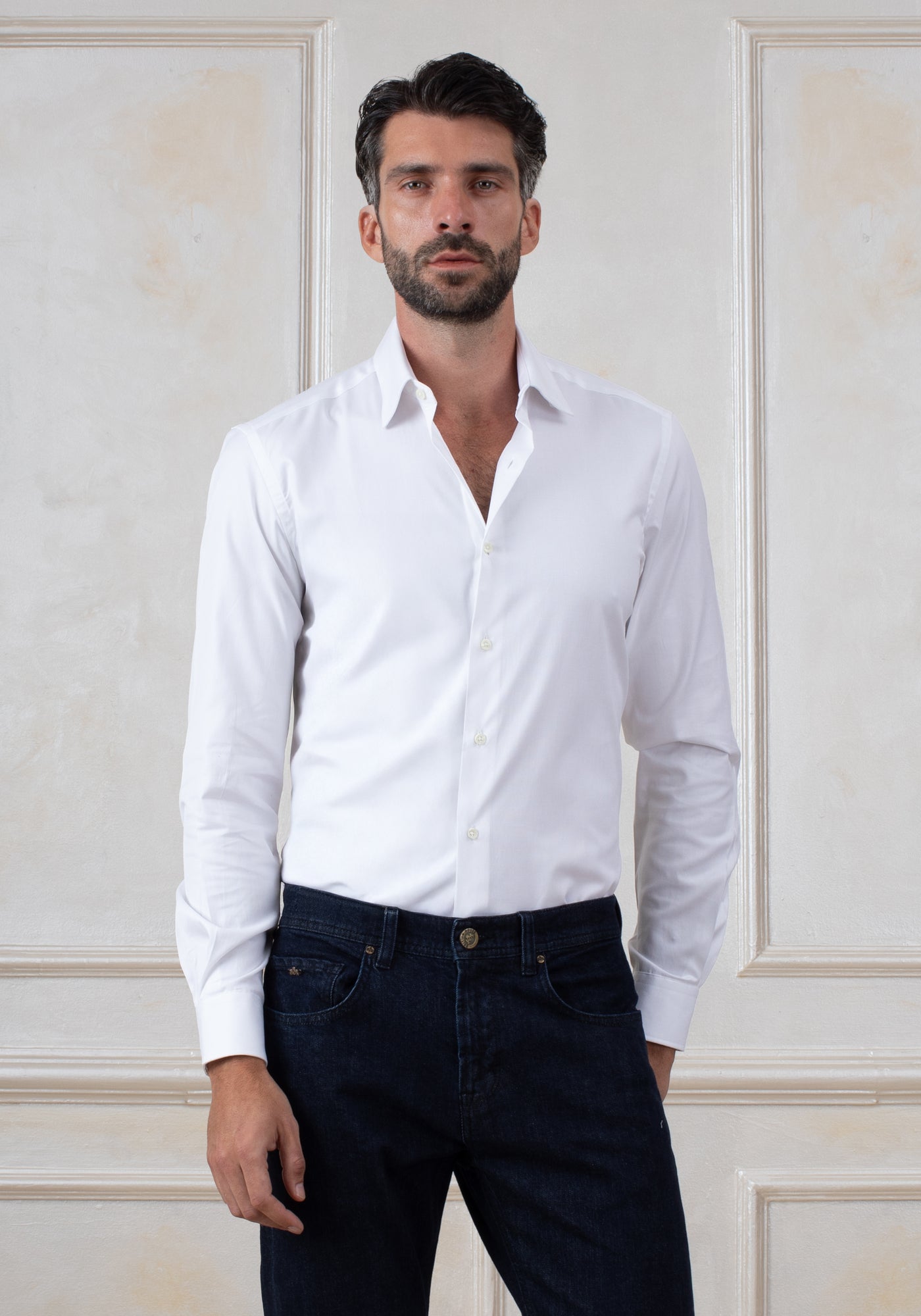 Moonlight White Oxford Shirt