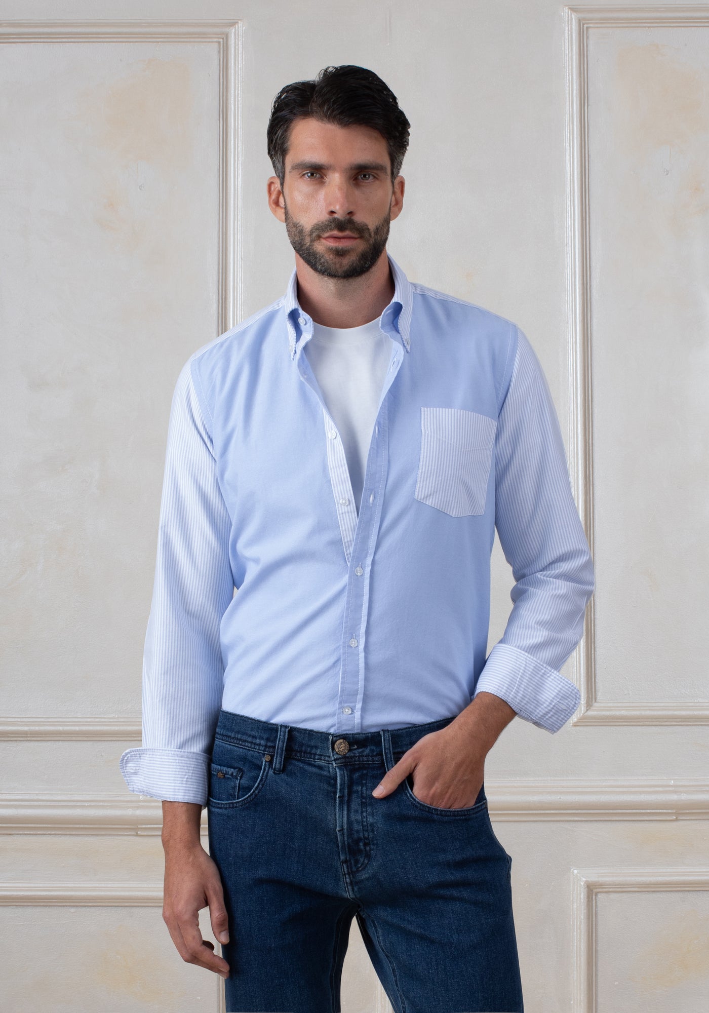 Skyline Blue Oxford Shirt