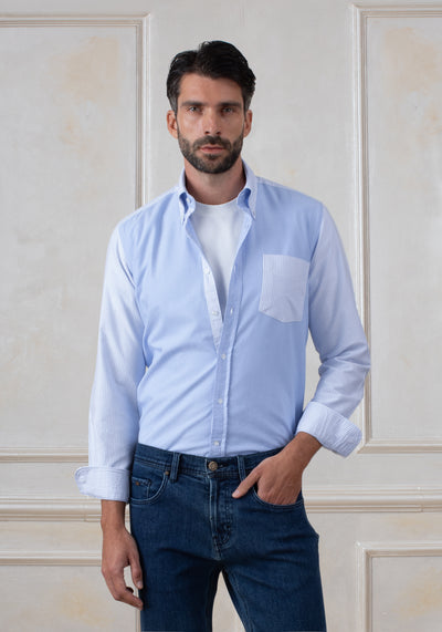 Skyline Blue Oxford Shirt