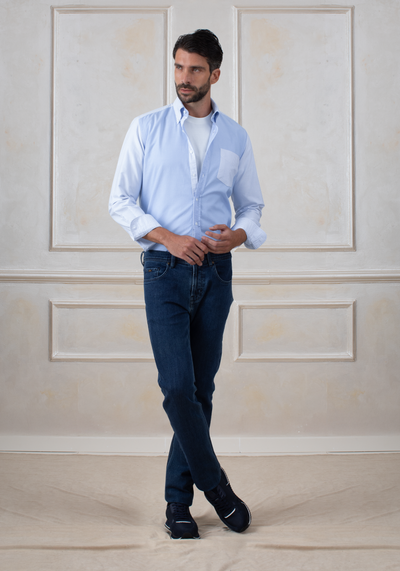 Skyline Blue Oxford Shirt