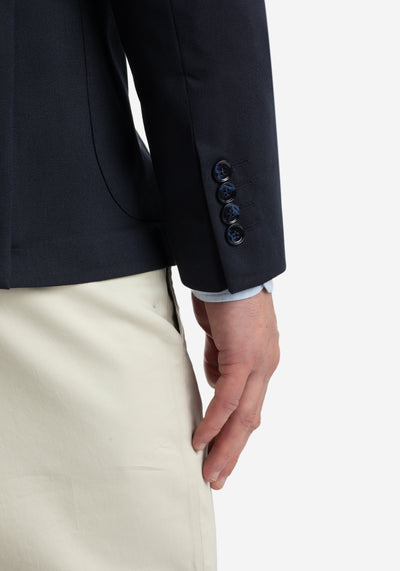 Contemporary Fit Admiral Blue Ravello Blazer
