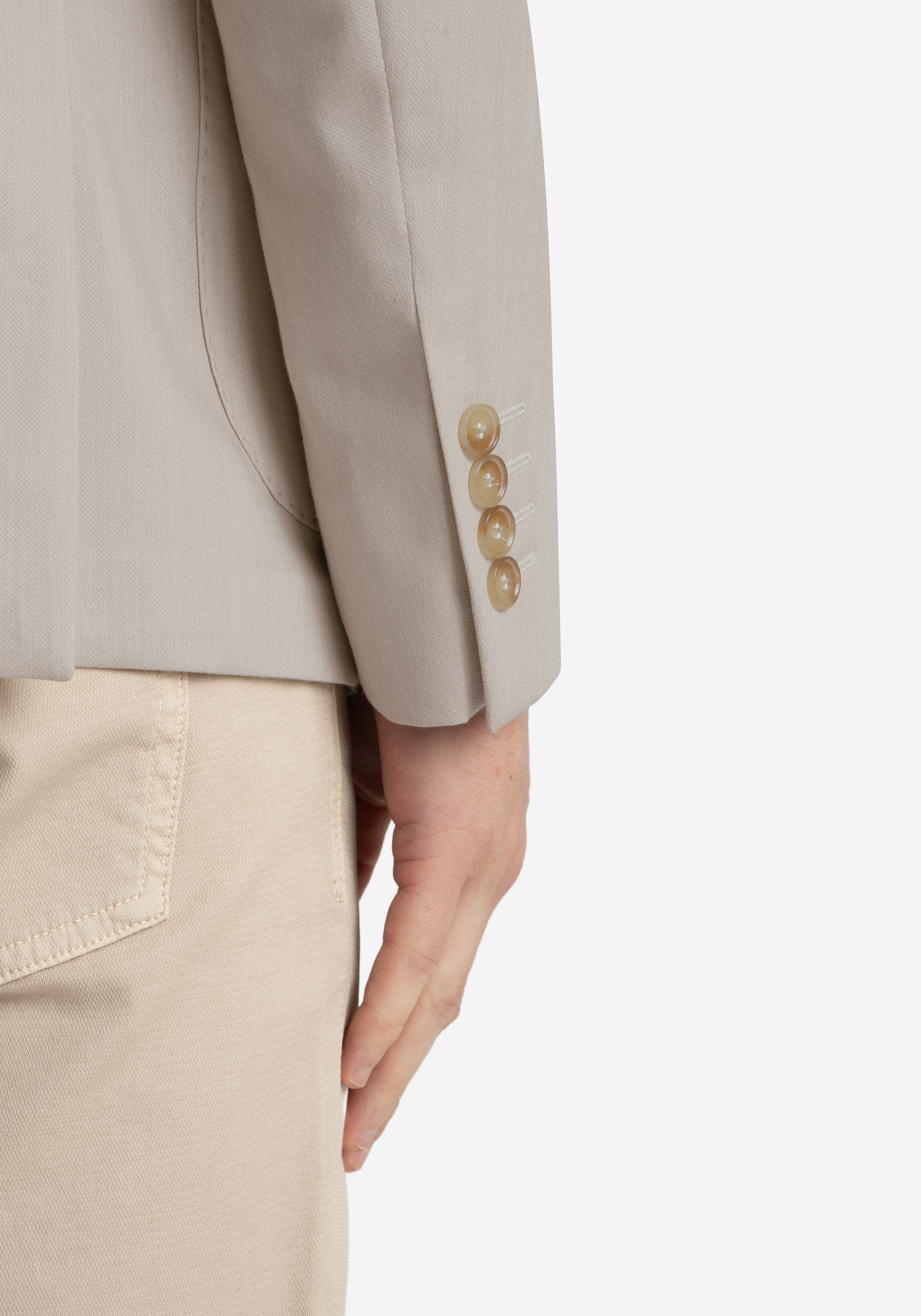 Contemporary Fit Breeze Beige Ravello Blazer