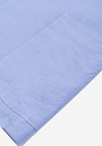 Baby Blue Pure Linen Blazer