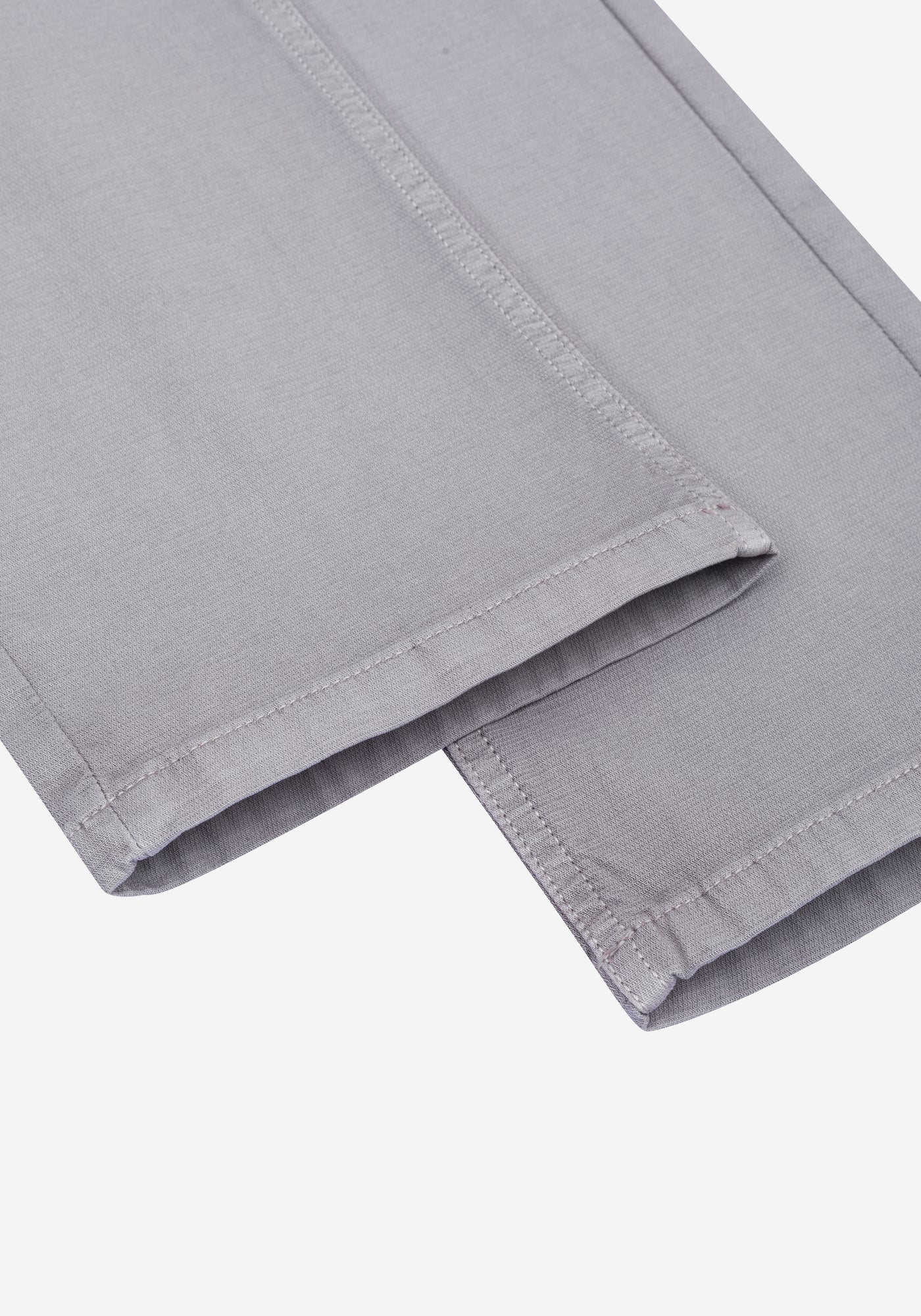 Mist Grey Piqué Gabardine