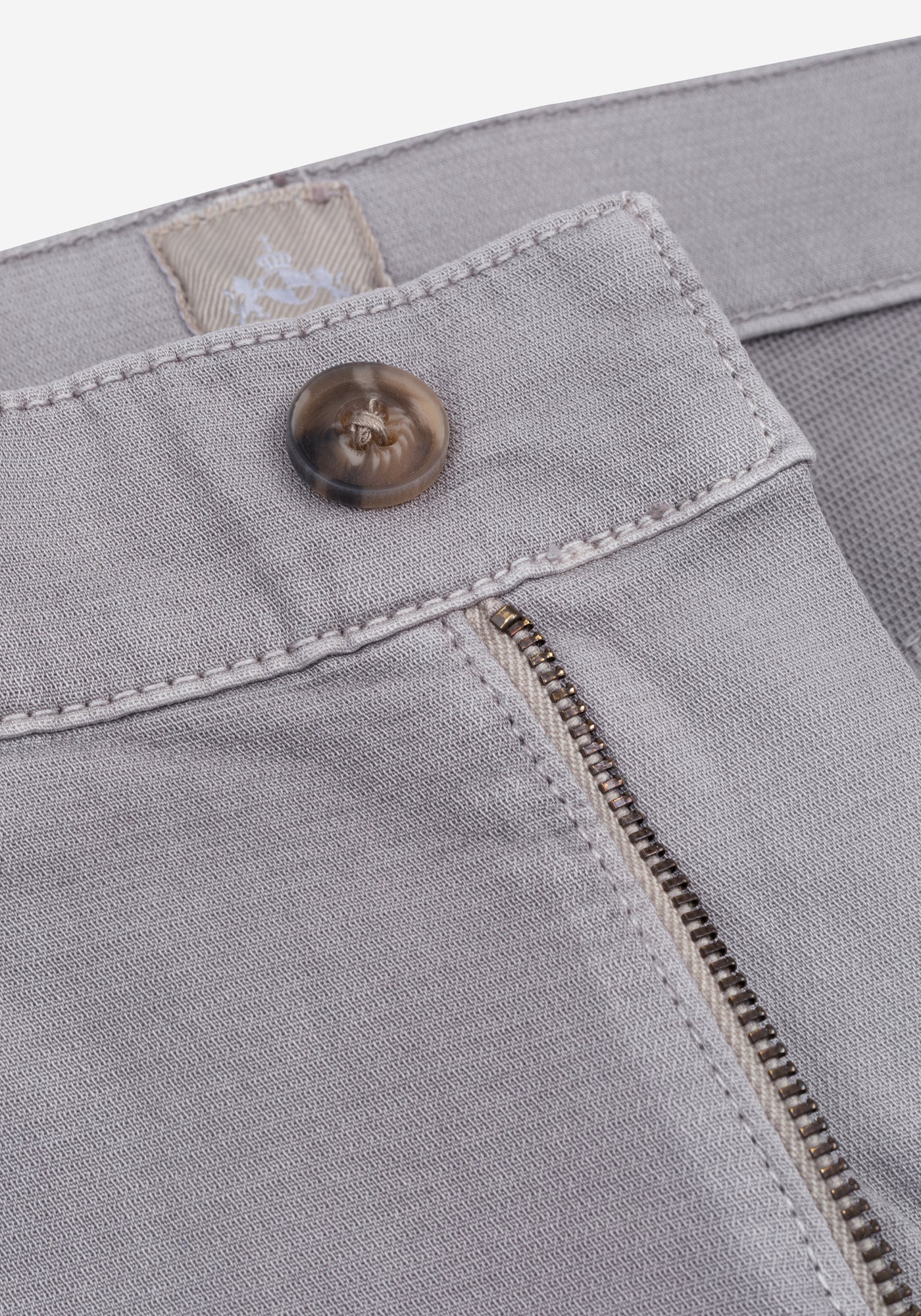 Mist Grey Piqué Gabardine