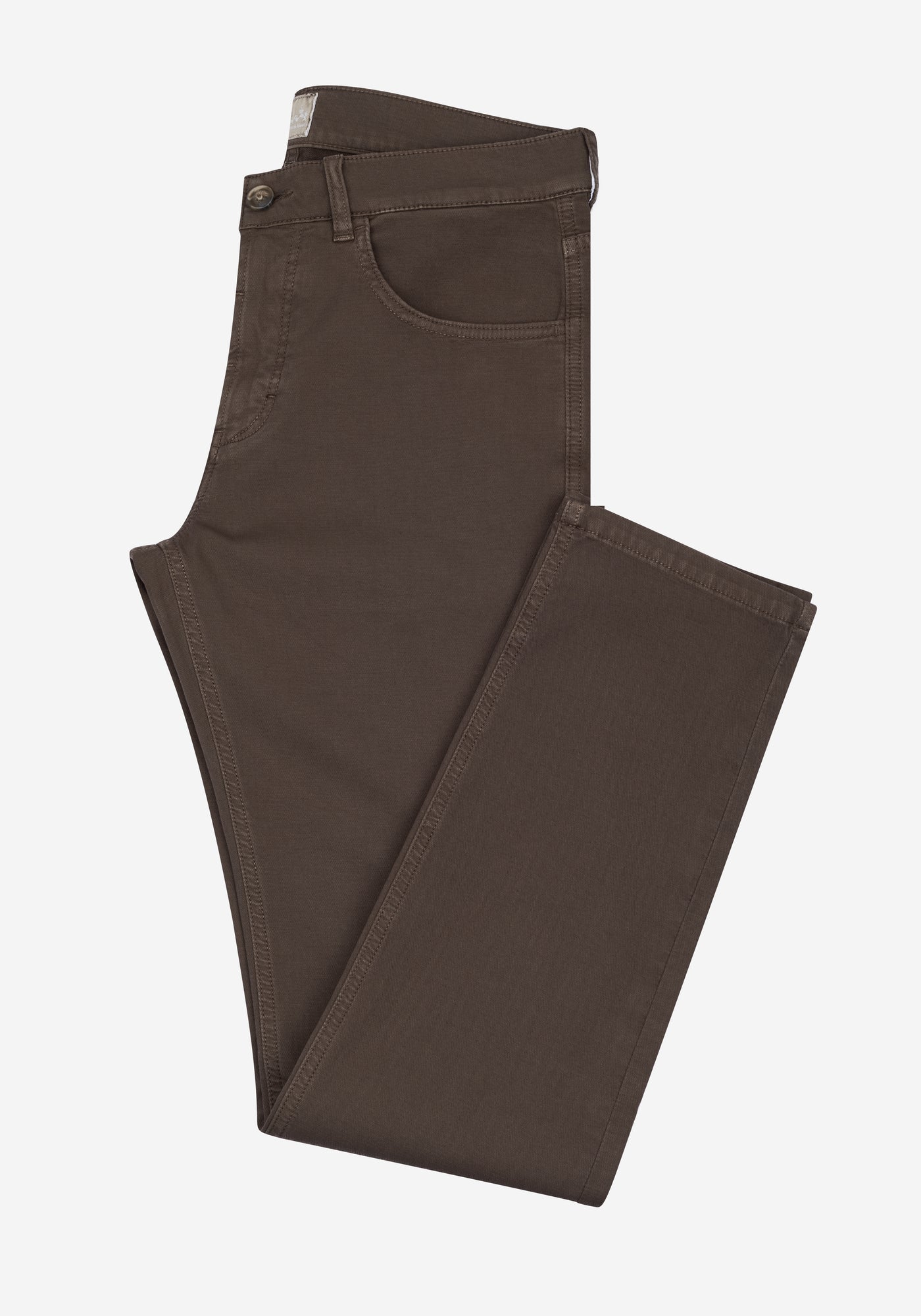 Cocoa Brown Piqué Gabardine