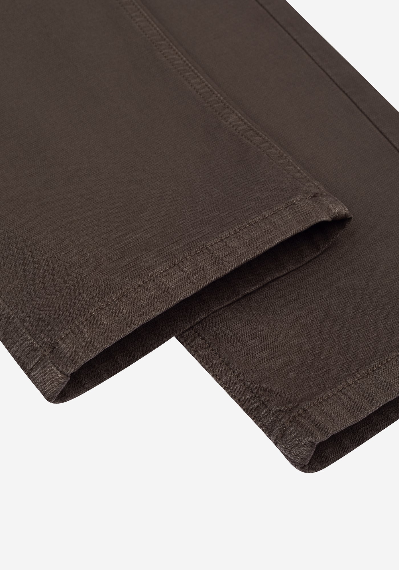 Cocoa Brown Piqué Gabardine
