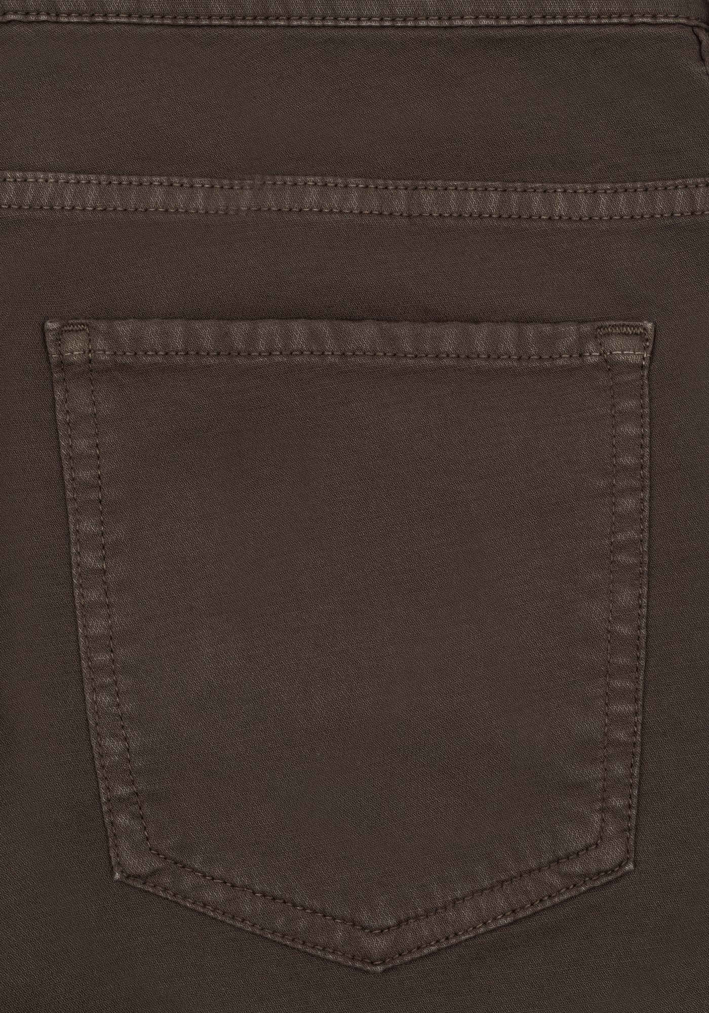 Cocoa Brown Piqué Gabardine