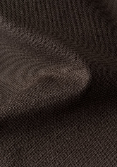Cocoa Brown Piqué Gabardine