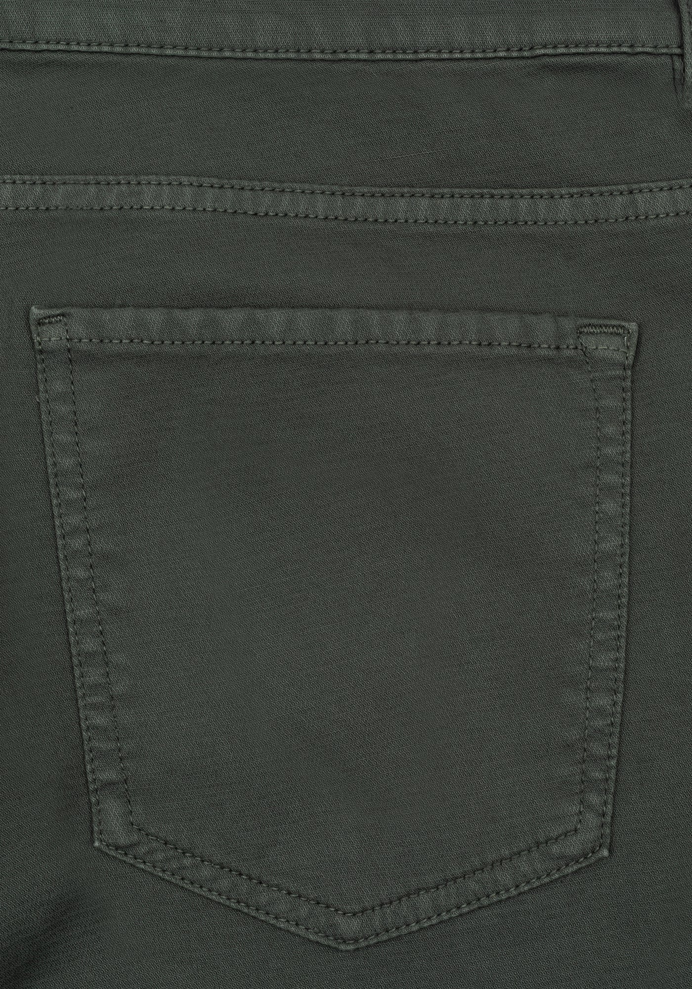 Forest Olive Piqué Gabardine