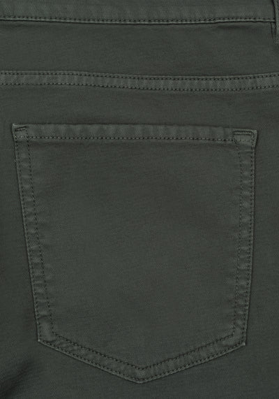 Forest Olive Piqué Gabardine