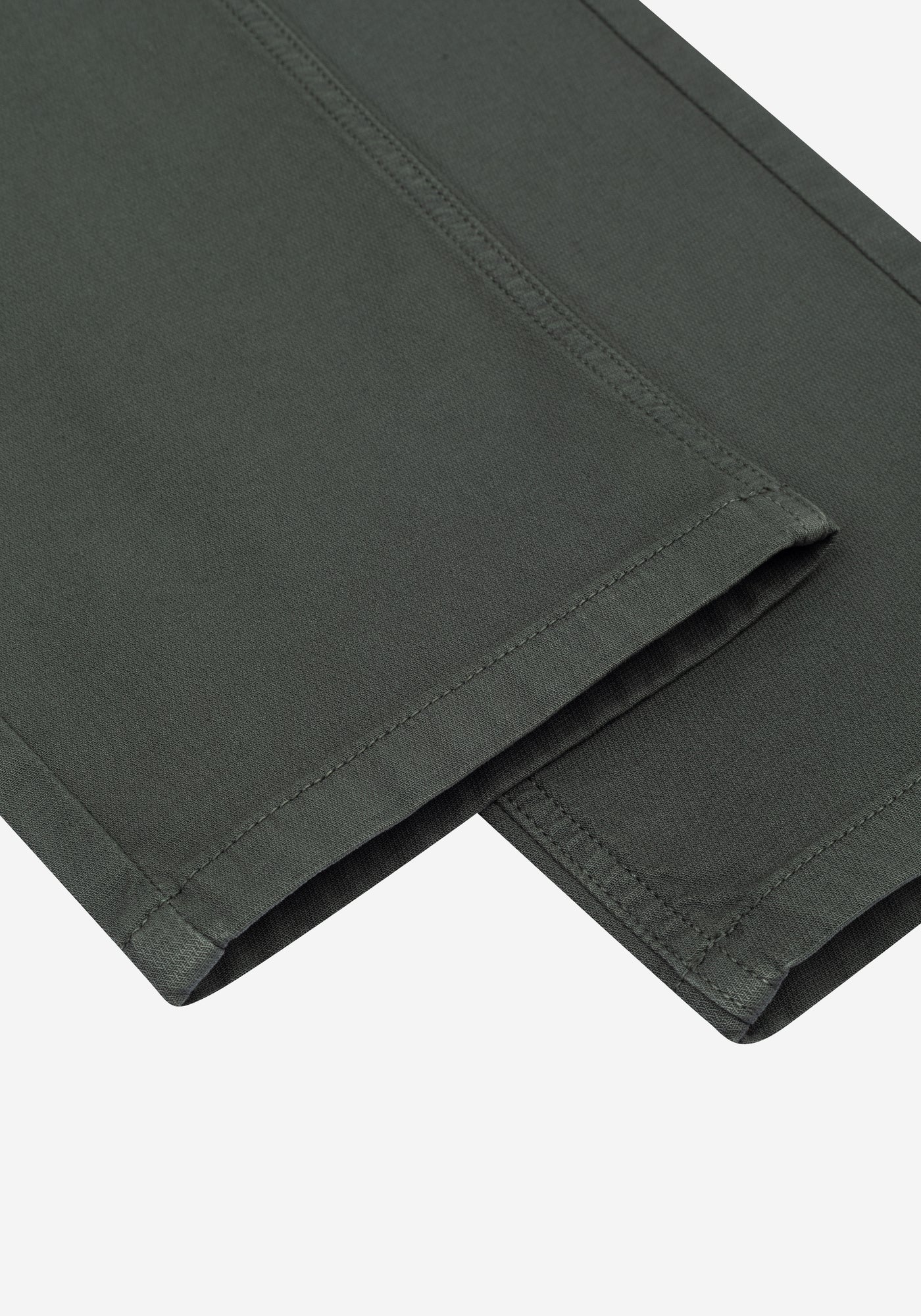 Forest Olive Piqué Gabardine