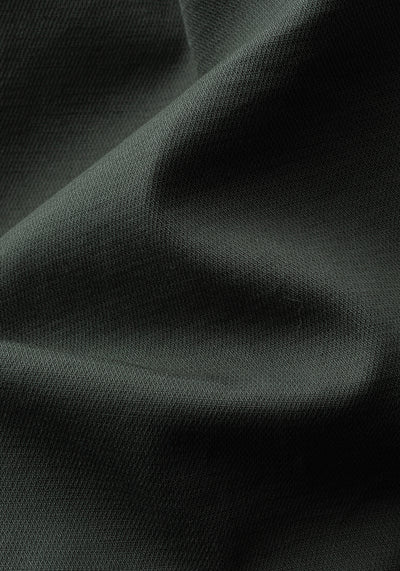 Forest Olive Piqué Gabardine