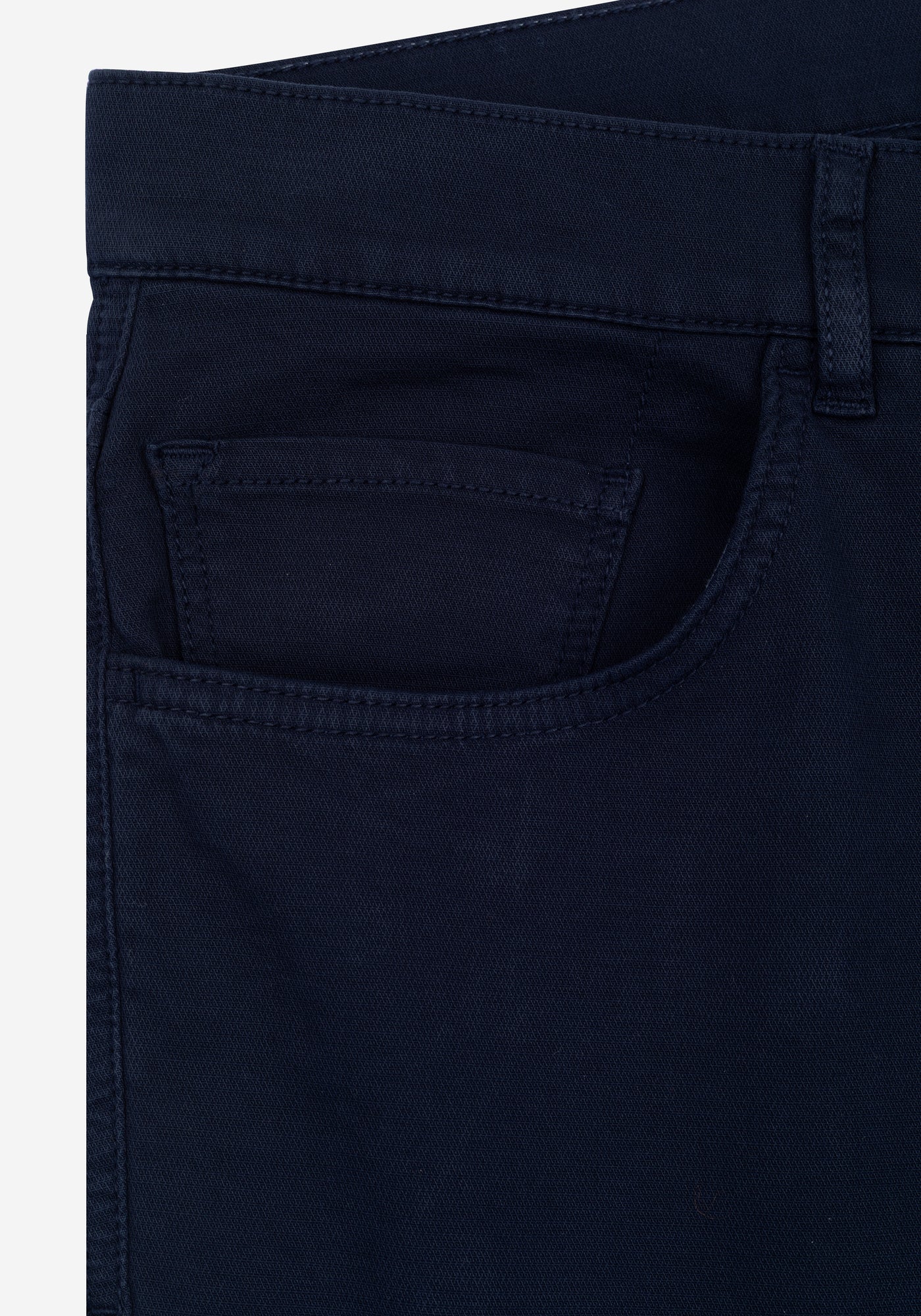 Deep Navy Piqué Gabardine