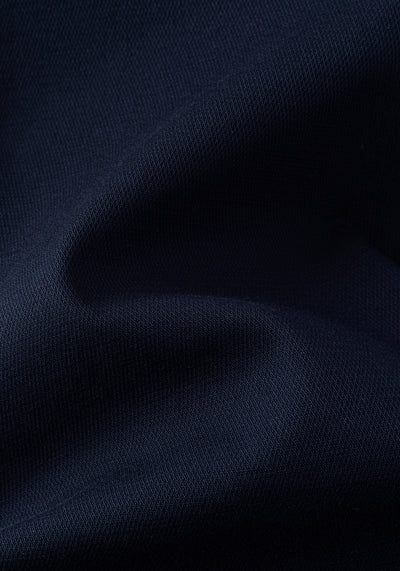 Deep Navy Piqué Gabardine