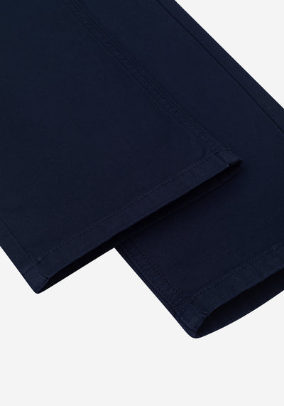 Deep Navy Piqué Gabardine