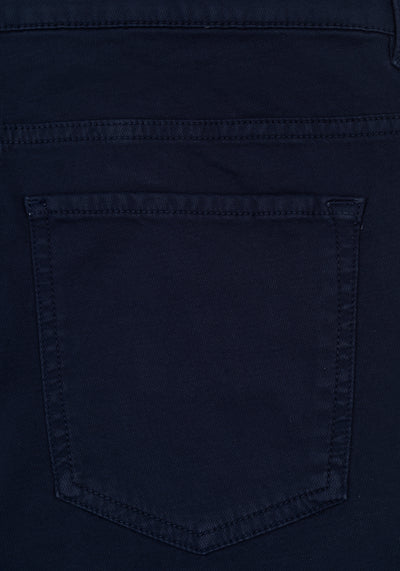 Deep Navy Piqué Gabardine