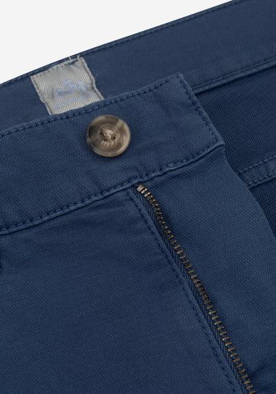 Slate Blue Piqué Gabardine