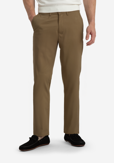 Moss Brown Cortina Gabardine