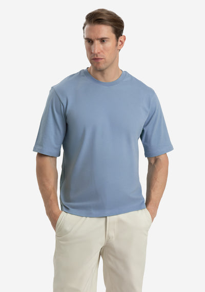 Soft Blue Over-Sized T-Shirt
