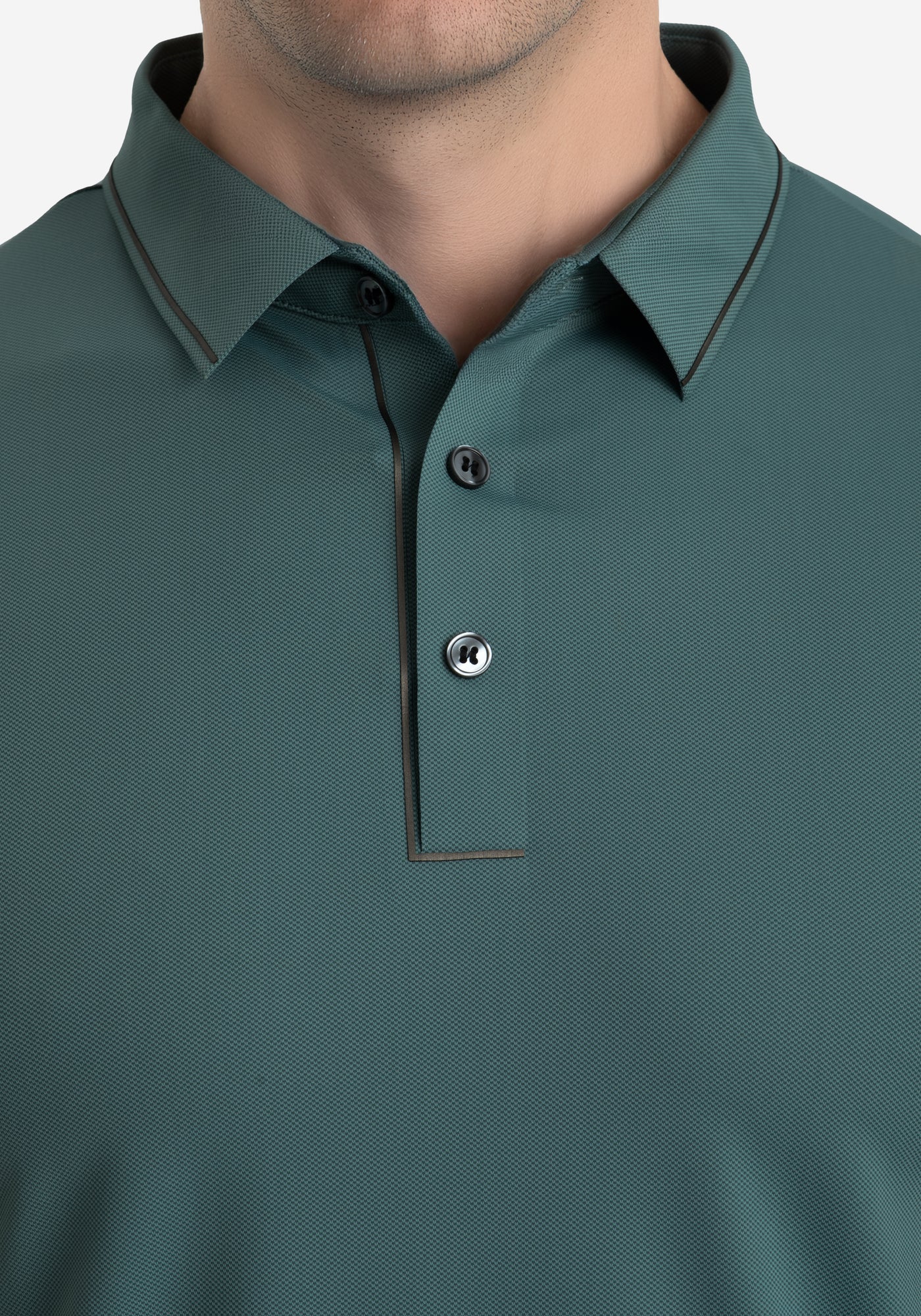 Mineral Teal Aero-Hybrid Polo Shirt