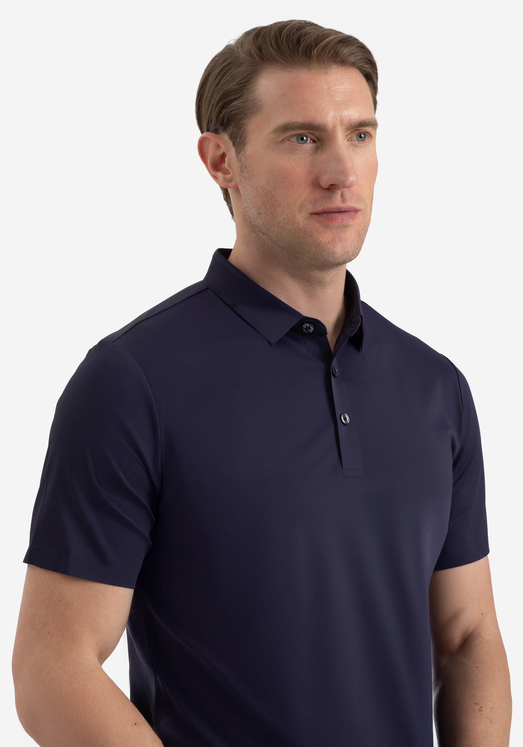 Deep Navy Aero-Hybrid Polo Shirt