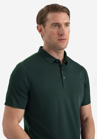 Shadow Green Aero-Hybrid Polo Shirt