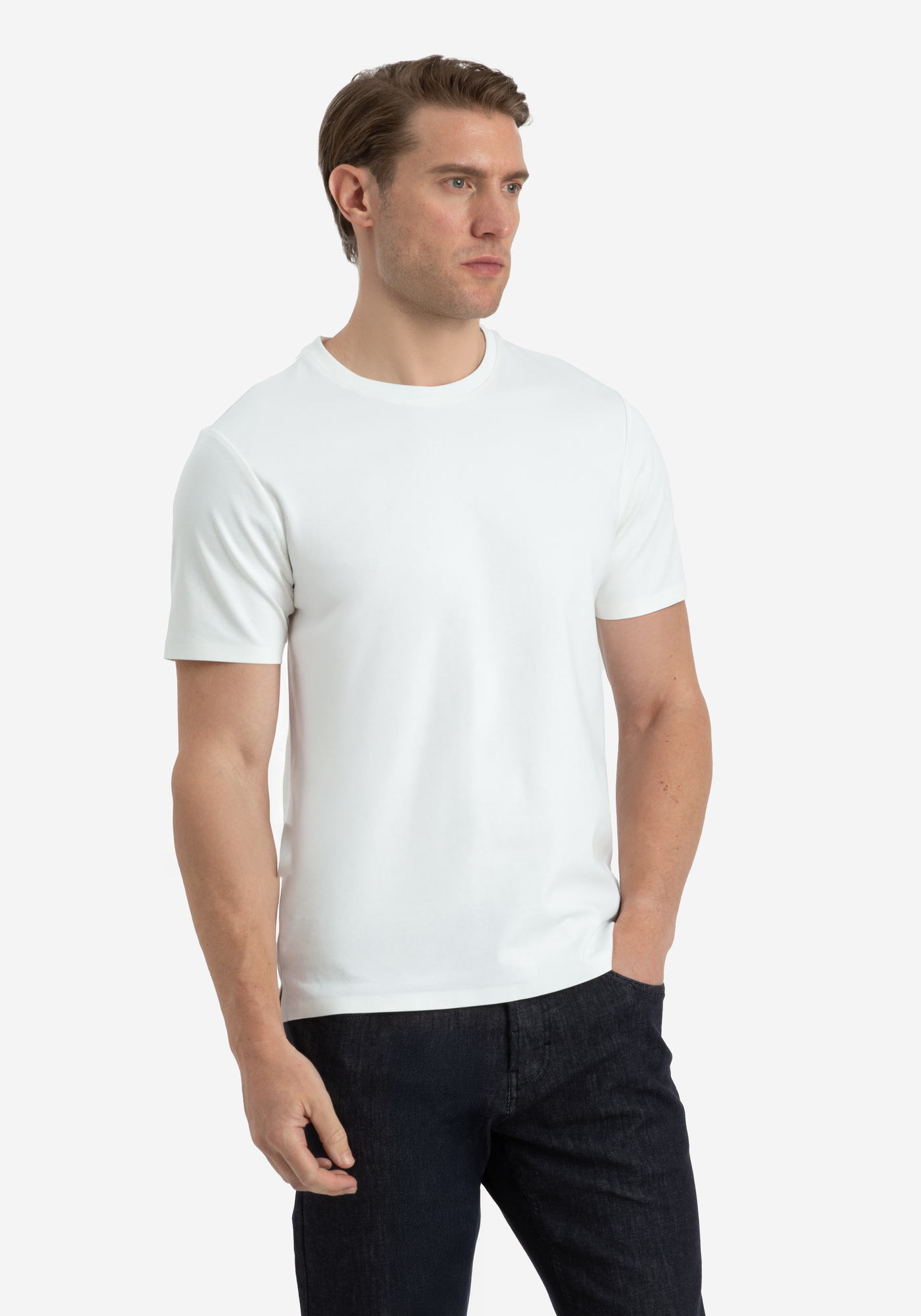 Pure White Aero-Hybrid T-Shirt