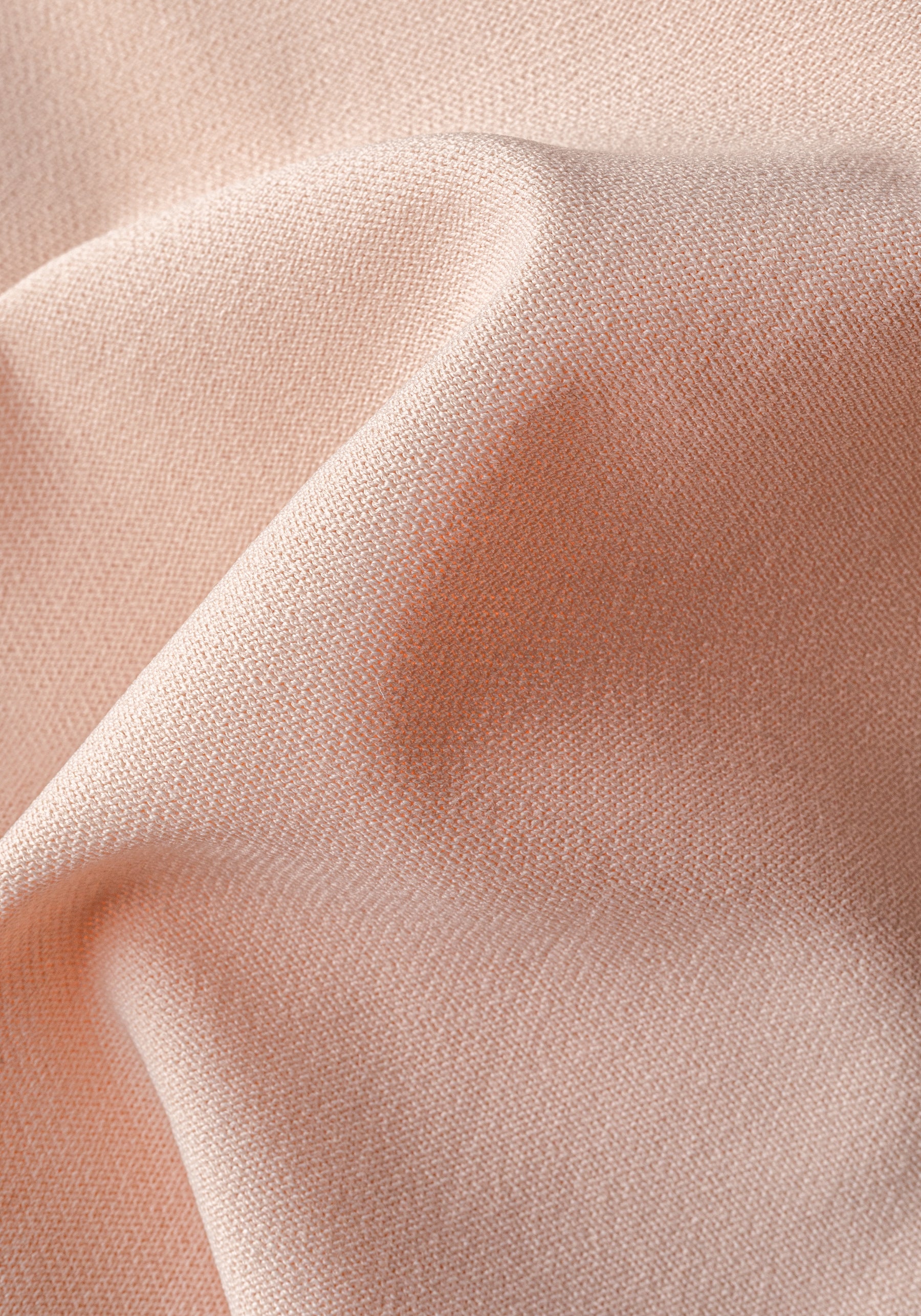 Pale Rose Polyamide Knitted Polo Shirt